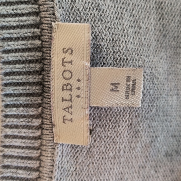 Talbots Fair Isle Cardigan Women's Sz M Multicolor Long Sleeve Button Up Sweater - Picture 2 of 11